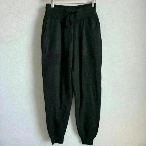 Gabrielle Union for NY & Co Women M Black Pull on Fleece Casual Jogger Pants NWT - Picture 1 of 11